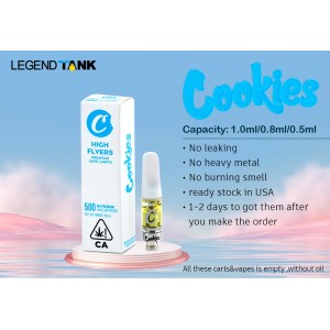 cookies empty carts 0.5ml/1ml wholesale price stock in Boston